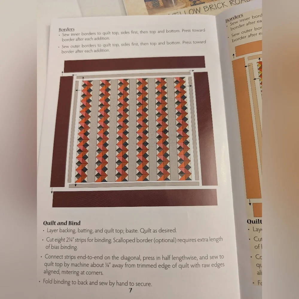 Yellow Brick Rd. & Lightening Strikes Twice, Patterns from a Quilter's Closet